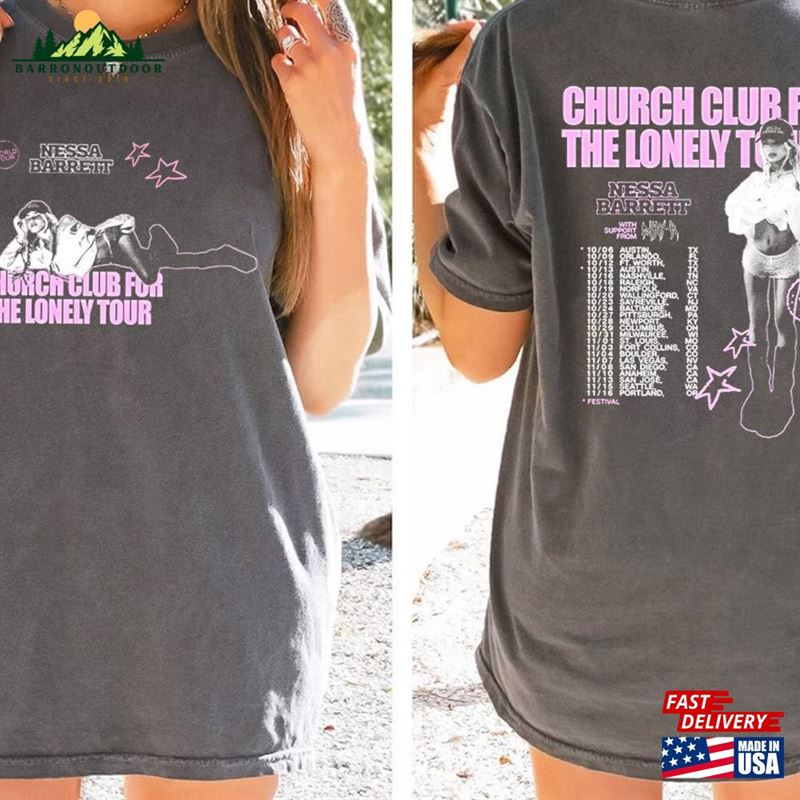 Nessa Barrett Church Club For The Lonely Tour 2023 Shirt Fan Sweatshirt Classic Nessa Barrett Church Club For The Lonely Tour 2023 Shirt Fan Sweatshirt Classic