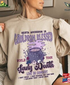 Nesta Archeron Acotar Cauldron Blessed Lady Death Band Shirt Unisex Sweatshirt