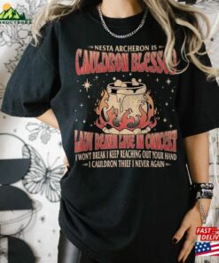 Nesta Archeron Cauldron Blessed Lady Death Band Shirt Acotar Sweatshirt Crescent City Rhysand Cassian Classic Nesta Archeron Cauldron Blessed Lady Death Band Shirt Acotar Sweatshirt Crescent City Rhysand Cassian Classic