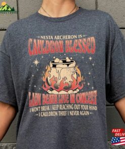 Nesta Archeron Cauldron Blessed Lady Death Band Shirt Acotar Sweatshirt Crescent City Rhysand Cassian Classic