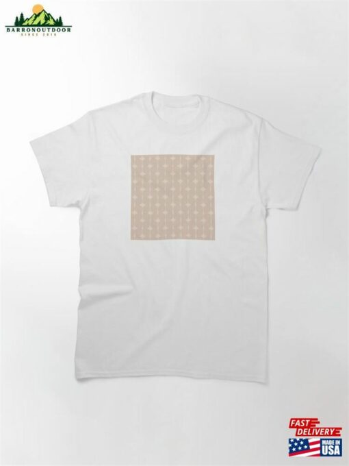 Neutral Aesthetic Lines Seamless Pattern Classic T-Shirt Hoodie