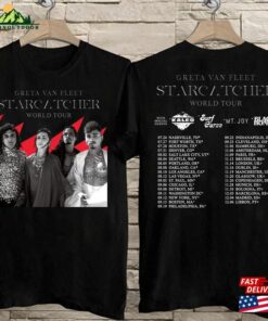 New 2023 Greta Van Fleet Starcatcher World Tour T-Shirt Classic