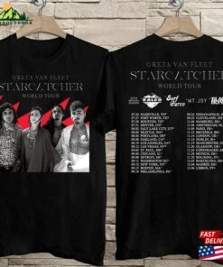 New 2023 Greta Van Fleet Starcatcher World Tour T Shirt Sweatshirt 1