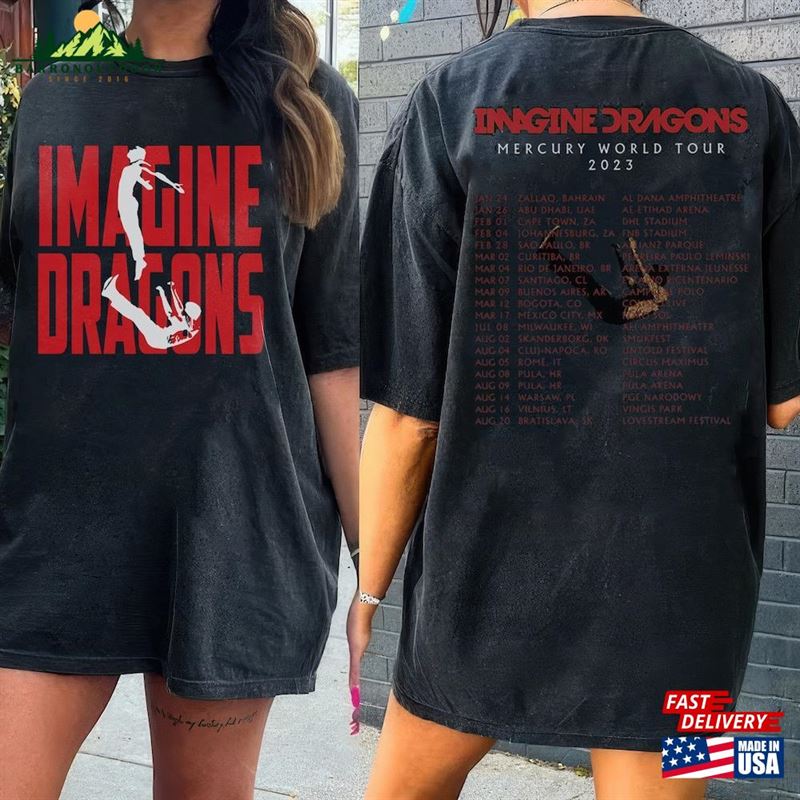 New 2023 Imagine Dragon Mercury World Tour Sweater T-Shirt Shirt Sweatshirt Unisex New 2023 Imagine Dragon Mercury World Tour Sweater T-Shirt Shirt Sweatshirt Unisex