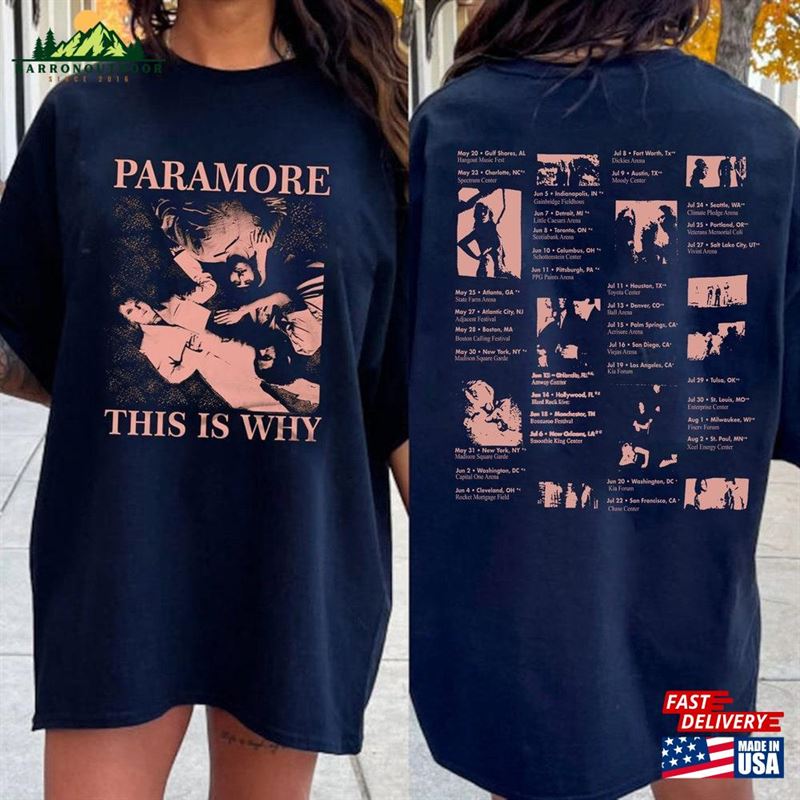 New 2Sides This Is Why Tour Shirt Rock Band Hayley Williams Sweatshirt T-Shirt New 2Sides This Is Why Tour Shirt Rock Band Hayley Williams Sweatshirt T-Shirt