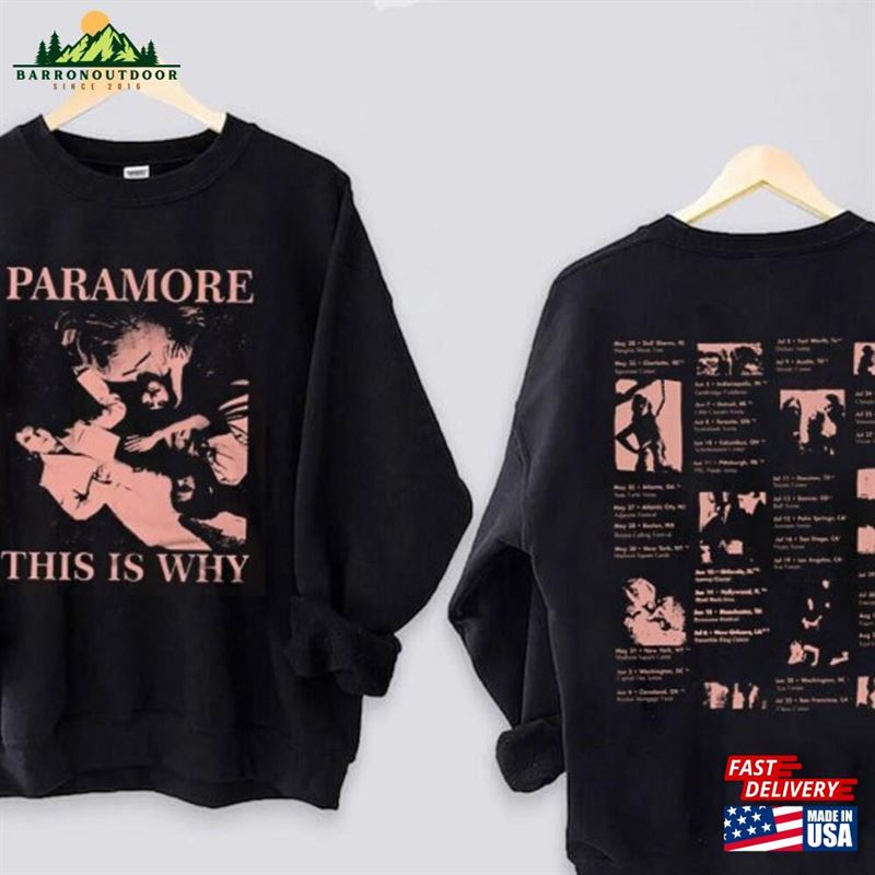 New 2Sides This Is Why Tour Shirt Rock Band Hayley Williams Unisex Classic New 2Sides This Is Why Tour Shirt Rock Band Hayley Williams Unisex Classic