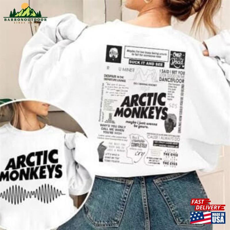 New Arctic Monkeys T Shirt Women Aesthetic Streetwear Vintage Sweatshirt Am T-Shirt Music Lover Unisex Classic New Arctic Monkeys T Shirt Women Aesthetic Streetwear Vintage Sweatshirt Am T-Shirt Music Lover Unisex Classic