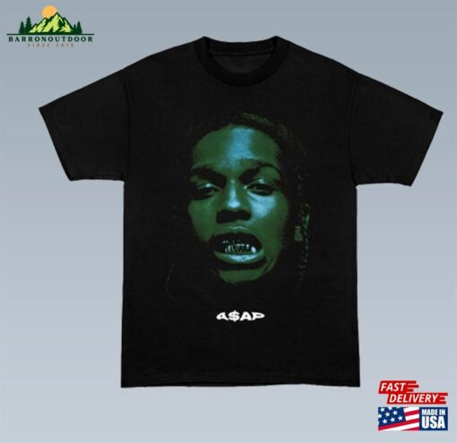 New Asap Rocky T Shirt Rare Concert Merch Rap Tee Hip Hop Graphic Tour Style Rihanna Drake Travis Scott Type Hoodie T-Shirt