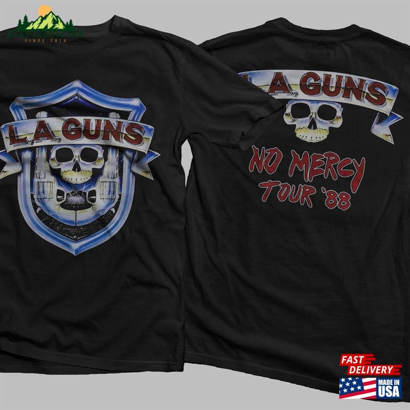 New D T G Printed T-Shirt L A Guns No Mercy Tour'88 Classic Sweatshirt New D T G Printed T-Shirt L A Guns No Mercy Tour'88 Classic Sweatshirt