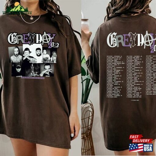 New Date 2 Sides Grey Day Tour 2023 Shirt Concert Unisex T-Shirt