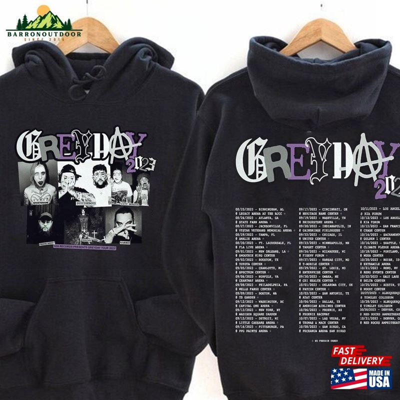 New Date 2 Sides Grey Day Tour 2023 Shirt Concert Unisex T-Shirt New Date 2 Sides Grey Day Tour 2023 Shirt Concert Unisex T-Shirt