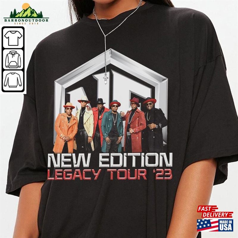 New Edition Band Music Shirt Legacy Tour 2023 Tee T-Shirt Unisex New Edition Band Music Shirt Legacy Tour 2023 Tee T-Shirt Unisex