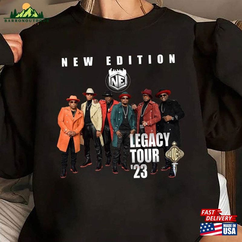 New Edition Band Retro Shirt Legacy Tour 2023 Hoodie T-Shirt Unisex New Edition Band Retro Shirt Legacy Tour 2023 Hoodie T-Shirt Unisex