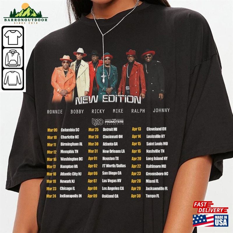 New Edition Band Retro Shirt Legacy Tour 2023 Tee Unisex T-Shirt New Edition Band Retro Shirt Legacy Tour 2023 Tee Unisex T-Shirt