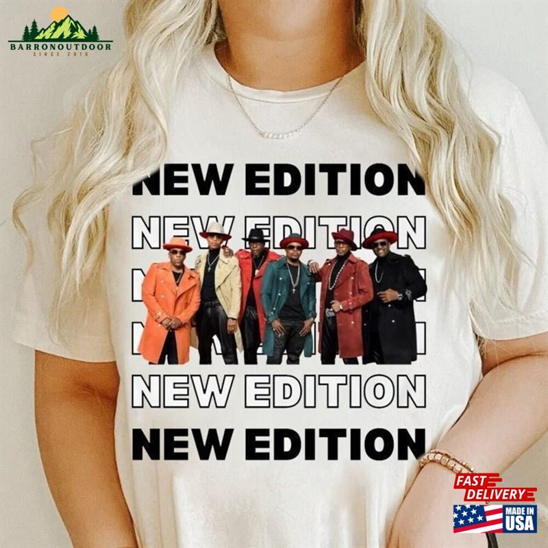 New Edition Legacy Music Tour 2023 Shirt Merch Gift Classic Unisex New Edition Legacy Music Tour 2023 Shirt Merch Gift Classic Unisex