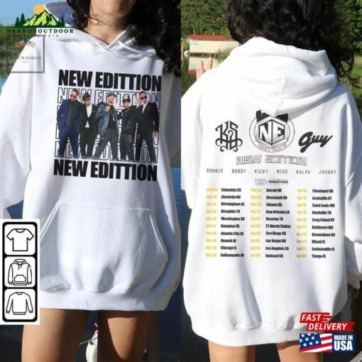 New Edition Legacy Tour 2023 Sweatshirt Vintage Shirt Merch Hoodie Classic