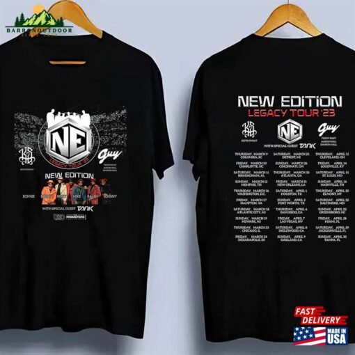 New Edition Legacy Tour Both Side Shirt Music 2023 Sweatshirt Classic