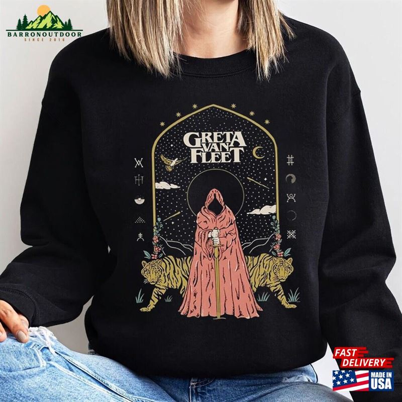 New Greta Van Fleet Album Graphic T-Shirt Sweatshirt Shirt Unisex New Greta Van Fleet Album Graphic T-Shirt Sweatshirt Shirt Unisex