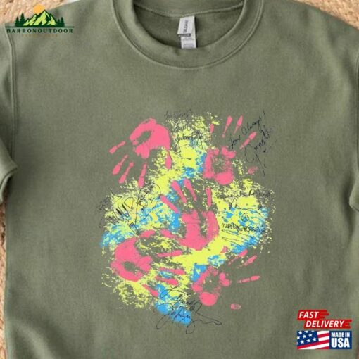 New Kids Hand Screen Sweatshirt Nkotb Concert T-Shirt On The Block