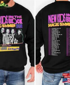 New Kids On The Block Magic Summer Tour 2024 Shirt Band Fan Sweatshirt Unisex New Kids On The Block Magic Summer Tour 2024 Shirt Band Fan Sweatshirt Unisex
