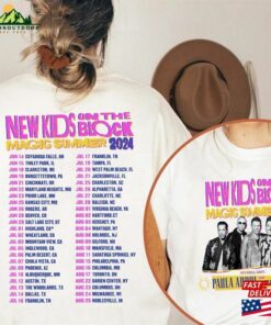 New Kids On The Block Magic Summer Tour 2024 Shirt Band Fan Unisex Hoodie