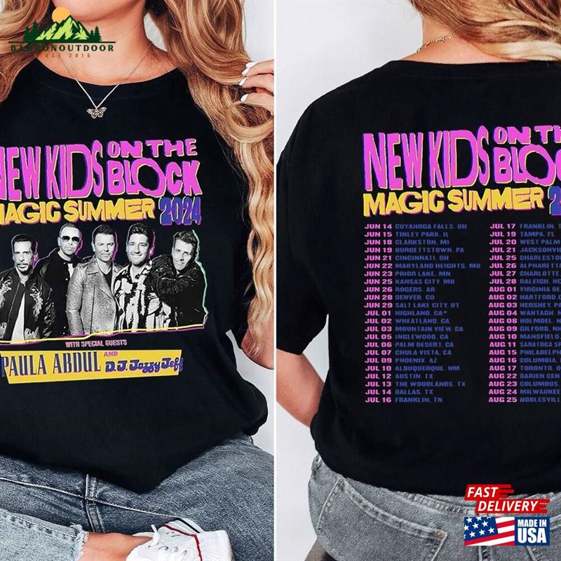 New Kids On The Block Magic Summer Tour 2024 Shirt Fan Sweatshirt T-Shirt New Kids On The Block Magic Summer Tour 2024 Shirt Fan Sweatshirt T-Shirt