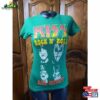 New Kiss Rock Band T-Shirt Women’s S Green Amp Roll All Night Textured Silk Screen Deadstock Hoodie Sweatshirt