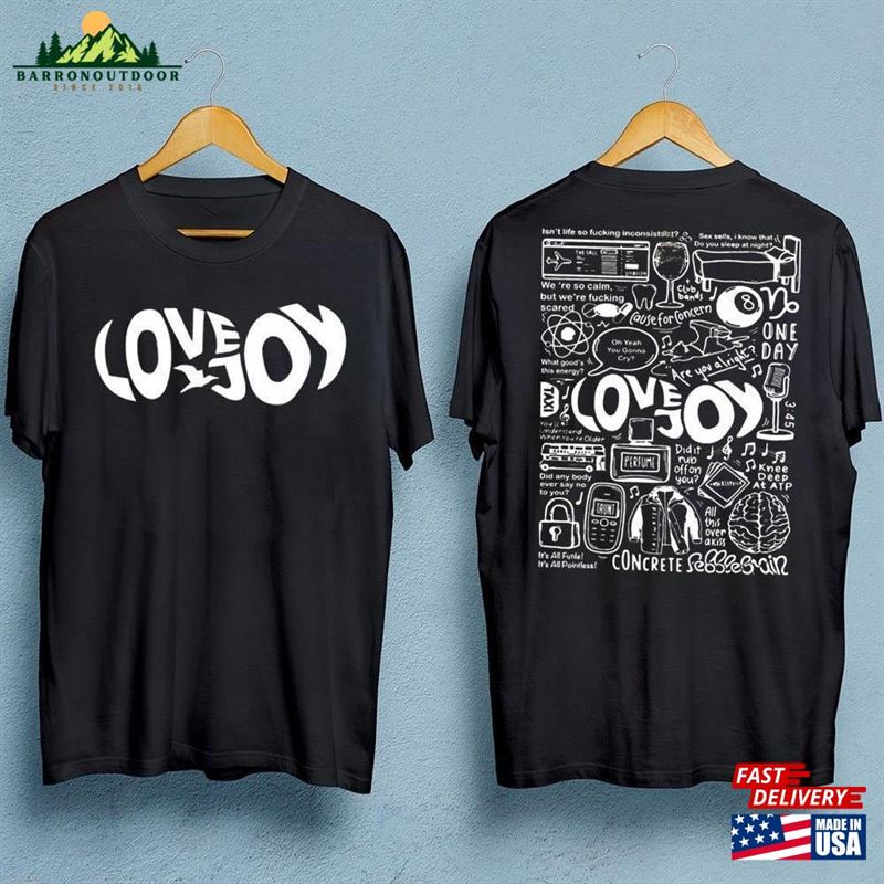 New Lovejoy Band Double Sided T-Shirt Hoodie Classic New Lovejoy Band Double Sided T-Shirt Hoodie Classic