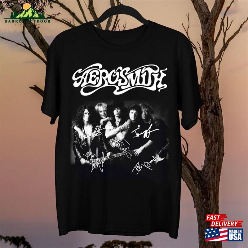 New Rare Aerosmith World Tour Gift Family Unisex Music Band Shirt Classic New Rare Aerosmith World Tour Gift Family Unisex Music Band Shirt Classic