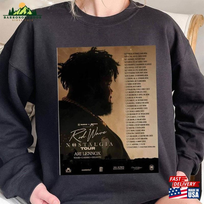 New Rare Rod Wave Shirt Nostalgia Tour Beautiful Mind Sweatshirt T-Shirt Hoodie New Rare Rod Wave Shirt Nostalgia Tour Beautiful Mind Sweatshirt T-Shirt Hoodie