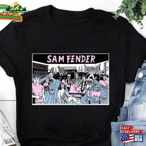 New Sam Fender Lowlights Print Limited Edition Unisex T-Shirt Shirt Guitar Sweatshirt Classic