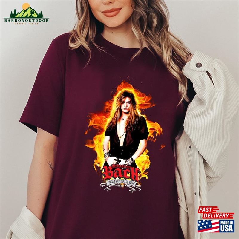 New Sebastian Bach Shirt Unisex T-Shirt Christmas Sweatshirt Classic New Sebastian Bach Shirt Unisex T-Shirt Christmas Sweatshirt Classic