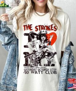 New The Strokes Band Album Anniversary Graphic T-Shirt Shirt Hoodie Unisex