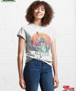 New York City Watercolor Illustration Classic T-Shirt Hoodie Unisex New York City Watercolor Illustration Classic T-Shirt Hoodie Unisex