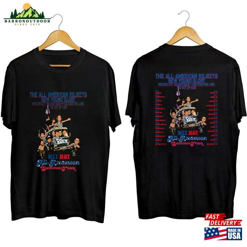 Newfound Glory All American Rejects 2023 Shirt Fan Classic Hoodie Newfound Glory All American Rejects 2023 Shirt Fan Classic Hoodie