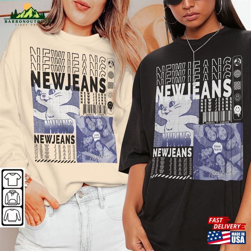 Newjeans Kpop Shirt V1 Sweatshirt Y2k Merch Vintage Tour 2023 Album New Jeans Unisex Hoodie L2404k T-Shirt Newjeans Kpop Shirt V1 Sweatshirt Y2k Merch Vintage Tour 2023 Album New Jeans Unisex Hoodie L2404k T-Shirt
