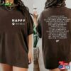 Nf Happy Lyrics T-Shirt Hope Tour Sweatshirt 2023 Music Concert Merch Unisex Classic