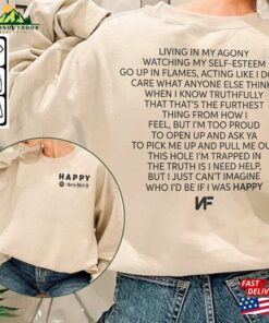 Nf Happy Rap Shirt Double Sided With Spotify Code Graphic Tee Classic Unisex 1 Nf Happy Rap Shirt Double Sided With Spotify Code Graphic Tee Classic Unisex 2
