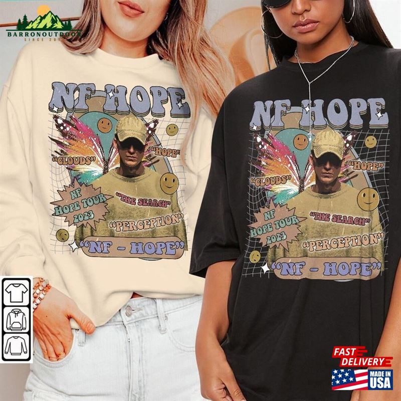 Nf Hope Rap Shirt Album Vintage Graphic Y2k 90S Hoodie Unisex Nf Hope Rap Shirt Album Vintage Graphic Y2k 90S Hoodie Unisex