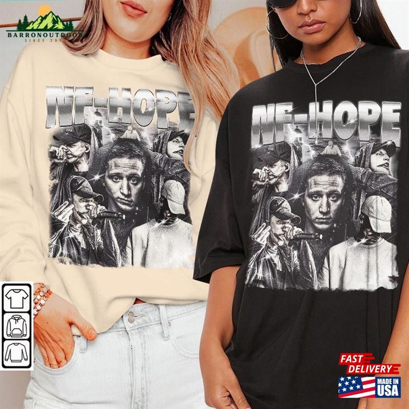 Nf Hope Rap Shirt Rapper Vintage 90S Y2k Style Sweatshirt Unisex Classic Nf Hope Rap Shirt Rapper Vintage 90S Y2k Style Sweatshirt Unisex Classic