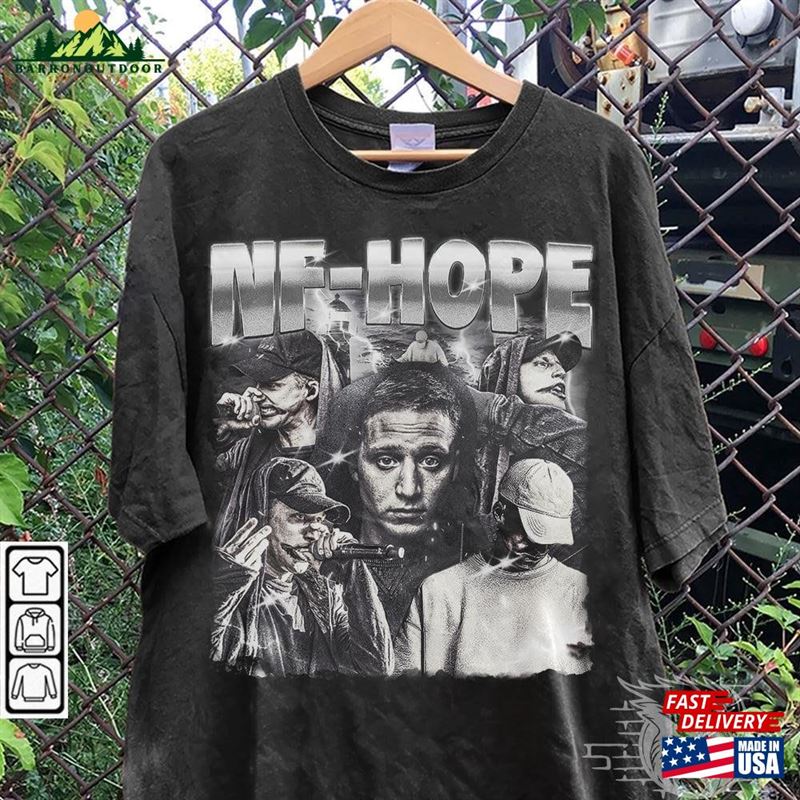 Nf Hope Rap Shirt Rapper Vintage 90S Y2k Style Sweatshirt Unisex Classic Nf Hope Rap Shirt Rapper Vintage 90S Y2k Style Sweatshirt Unisex Classic