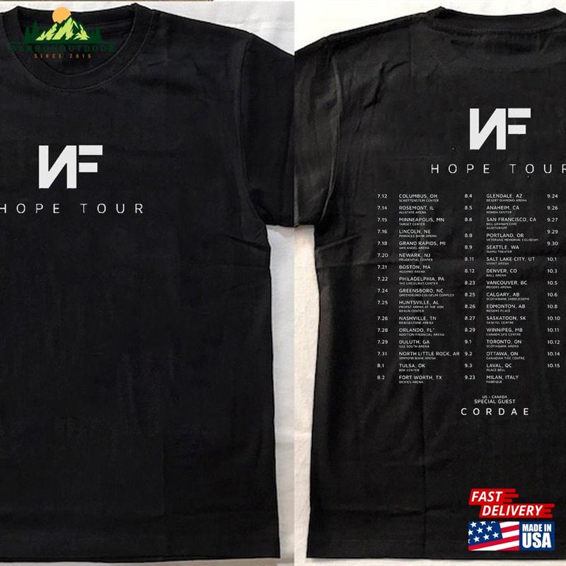 Nf Hope Tour 2023 Dates Shirt Classic Hoodie Nf Hope Tour 2023 Dates Shirt Classic Hoodie