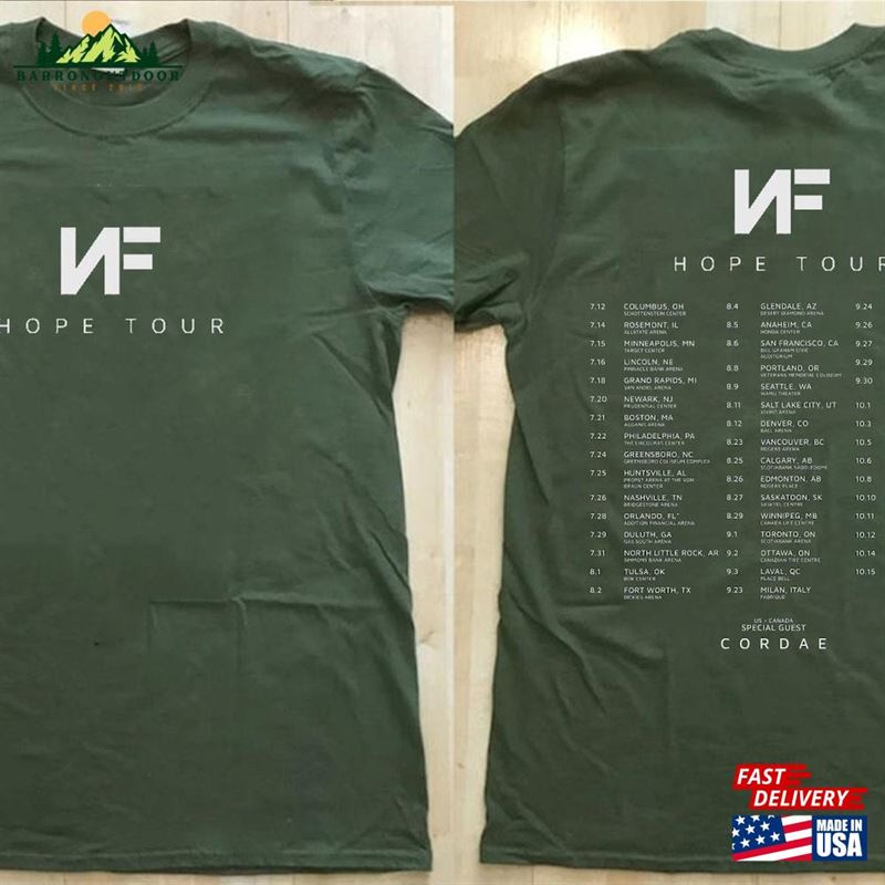 Nf Hope Tour 2023 Dates Shirt Classic Hoodie Nf Hope Tour 2023 Dates Shirt Classic Hoodie
