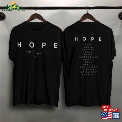 Nf Hope Tracklist Shirt For Fans Classic Unisex