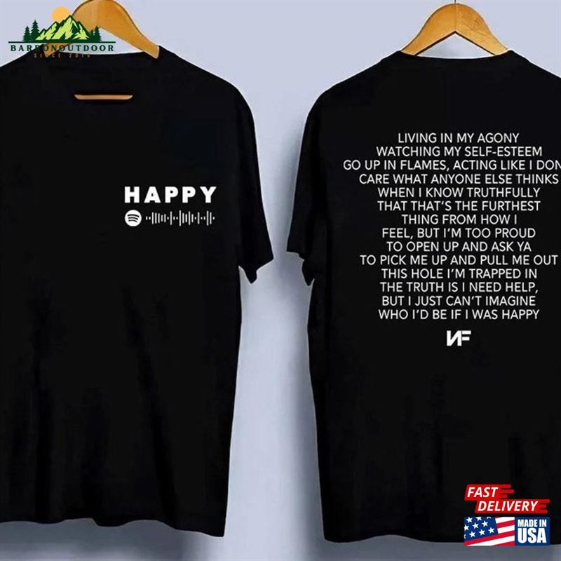 Nf Merch Shirt Happy T-Shirt Unisex Nf Merch Shirt Happy T-Shirt Unisex
