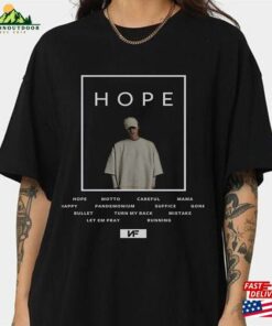 Nf Rap Shirt 90S Merch Vintage Rapper Hip Hop World Hope Tour 2023 Tickets Album Graphic Tee Gift For Fan T-Shirt Classic