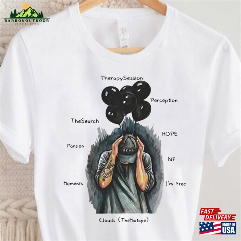 Nf Real Music Tour Shirt 2023 Hope Rap Merch Hoodie Classic Nf Real Music Tour Shirt 2023 Hope Rap Merch Hoodie Classic