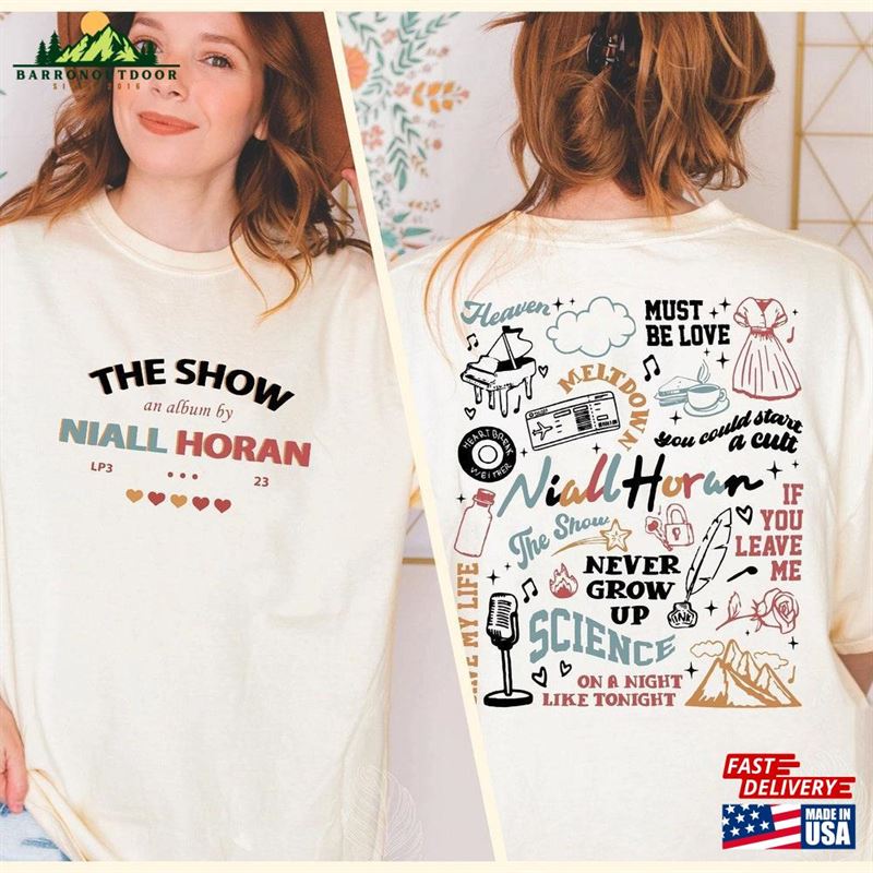 Niall Horan 2 Side T-Shirt The Show Album Track List Sides Sweatshirt 2023 Shirt Classic Niall Horan 2 Side T-Shirt The Show Album Track List Sides Sweatshirt 2023 Shirt Classic