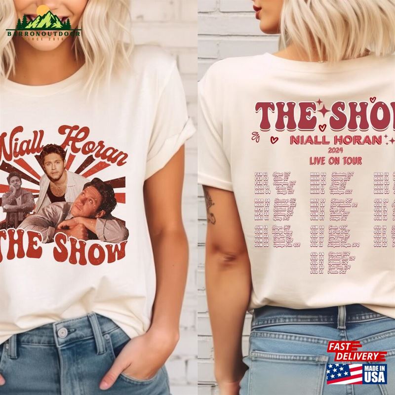 Niall Horan Graphic Shirt The Show Live On Tour 2024 Unisex T-Shirt Niall Horan Graphic Shirt The Show Live On Tour 2024 Unisex T-Shirt