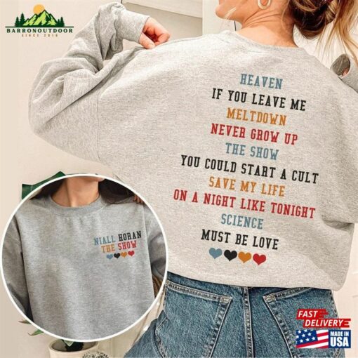 Niall Horan Sweatshirt Heaven Won’t Be The Same T-Shirt Unisex